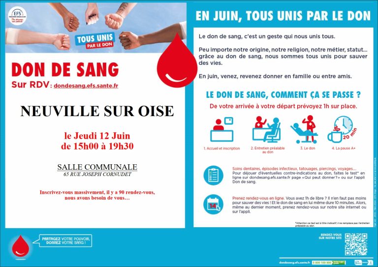 affiche don du sang